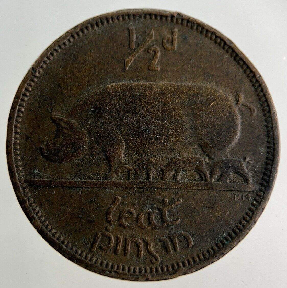 1935 Irish Half - Penny Coin | Fine Collectable Grade