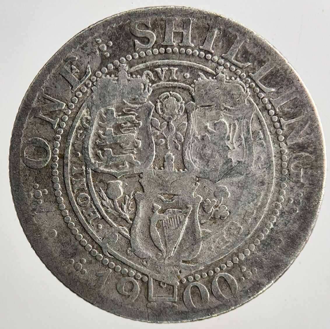 1900 Victoria Shilling Silver Coin | Collectable Grade