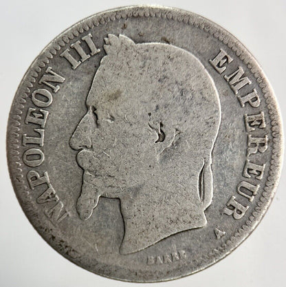 1868 France 2 Franc Silver Coin | Fair Grade