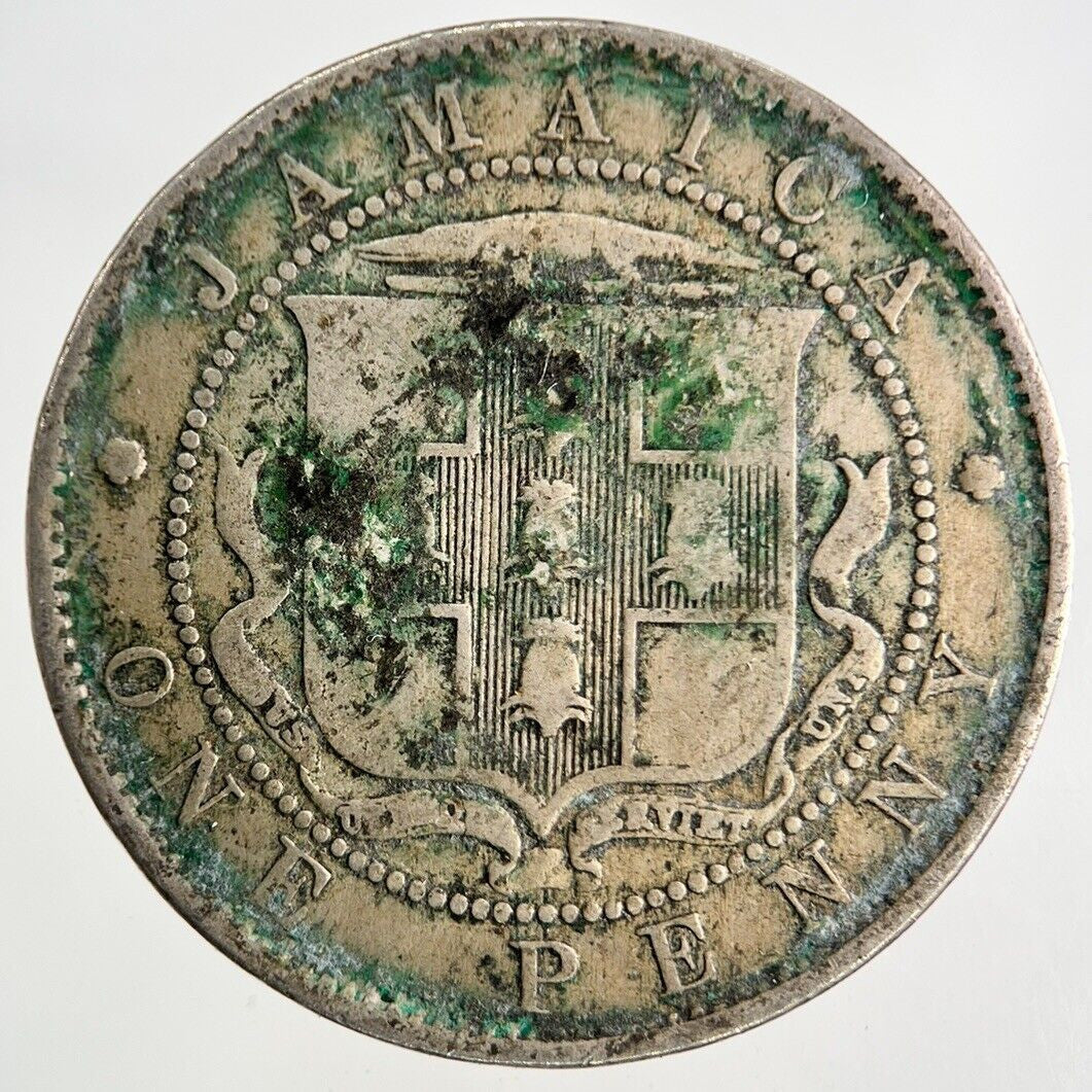 1905 Jamaica One Penny Coin | Fine Collectable Grade