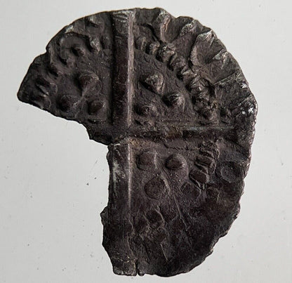 1327 - 77 Edward III Half - Penny Silver Hammered Coin | a6924