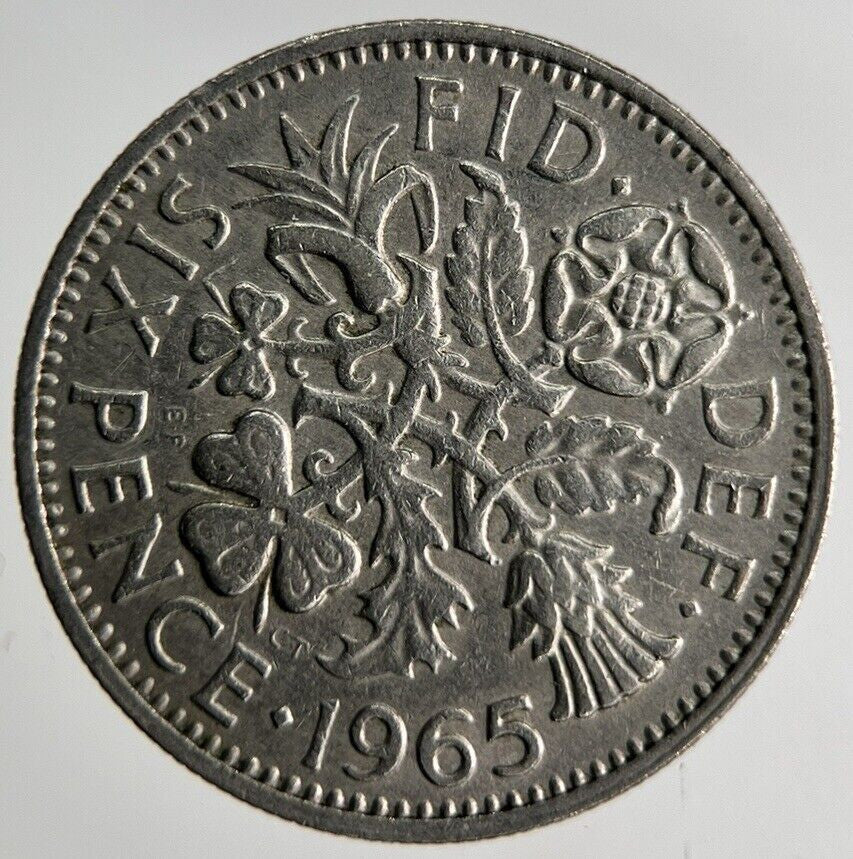 1965 Elizabeth II 2nd Sixpence Coin | Fine Collectable Grade