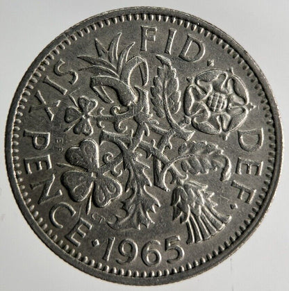 1965 Elizabeth II 2nd Sixpence Coin | Fine Collectable Grade