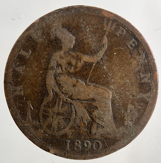 1890 Victoria Half - Penny Coin | Collectable Grade