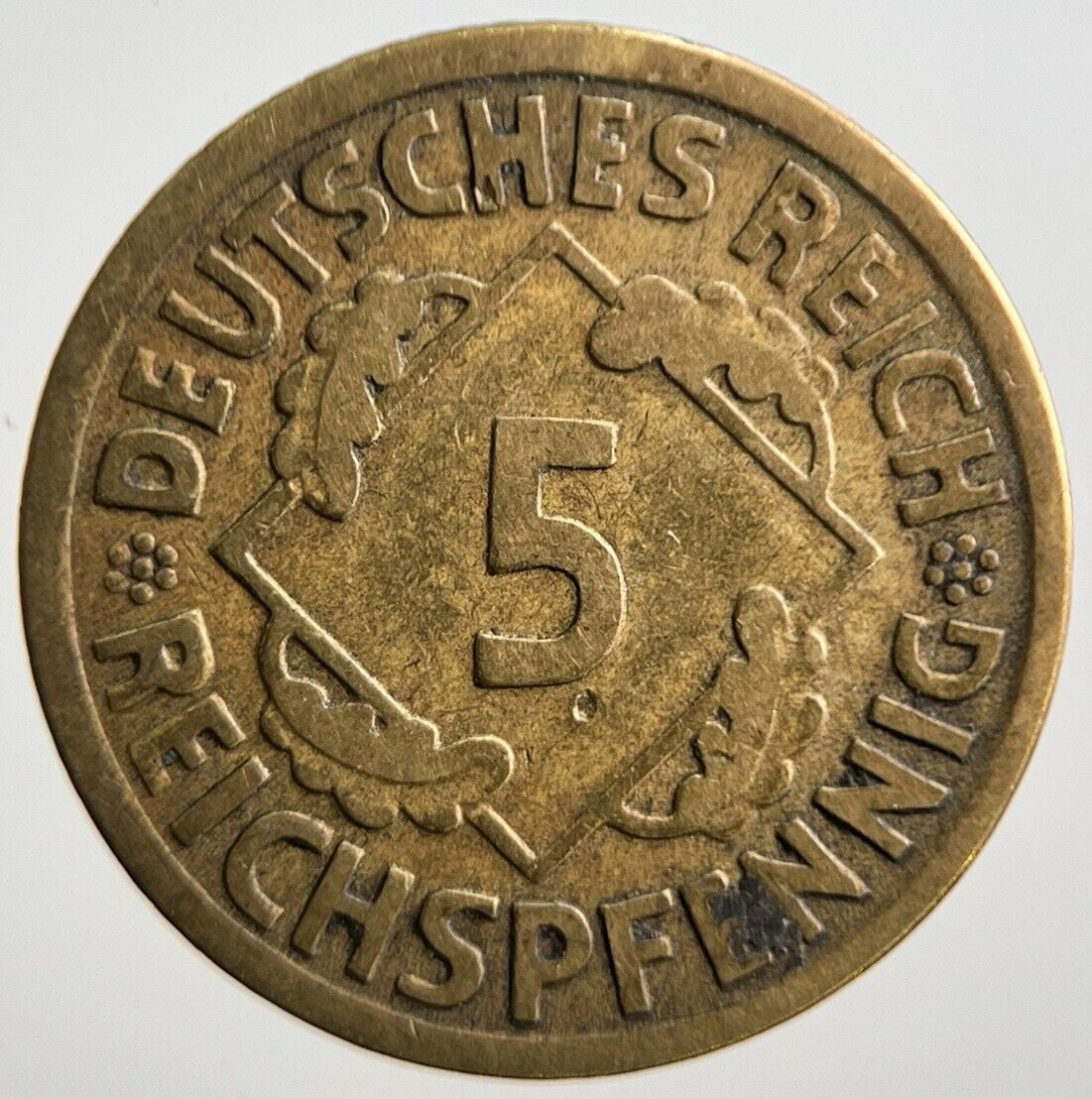 1925-A Germany 5 Pfennig Coin | Collectable Grade | a3085