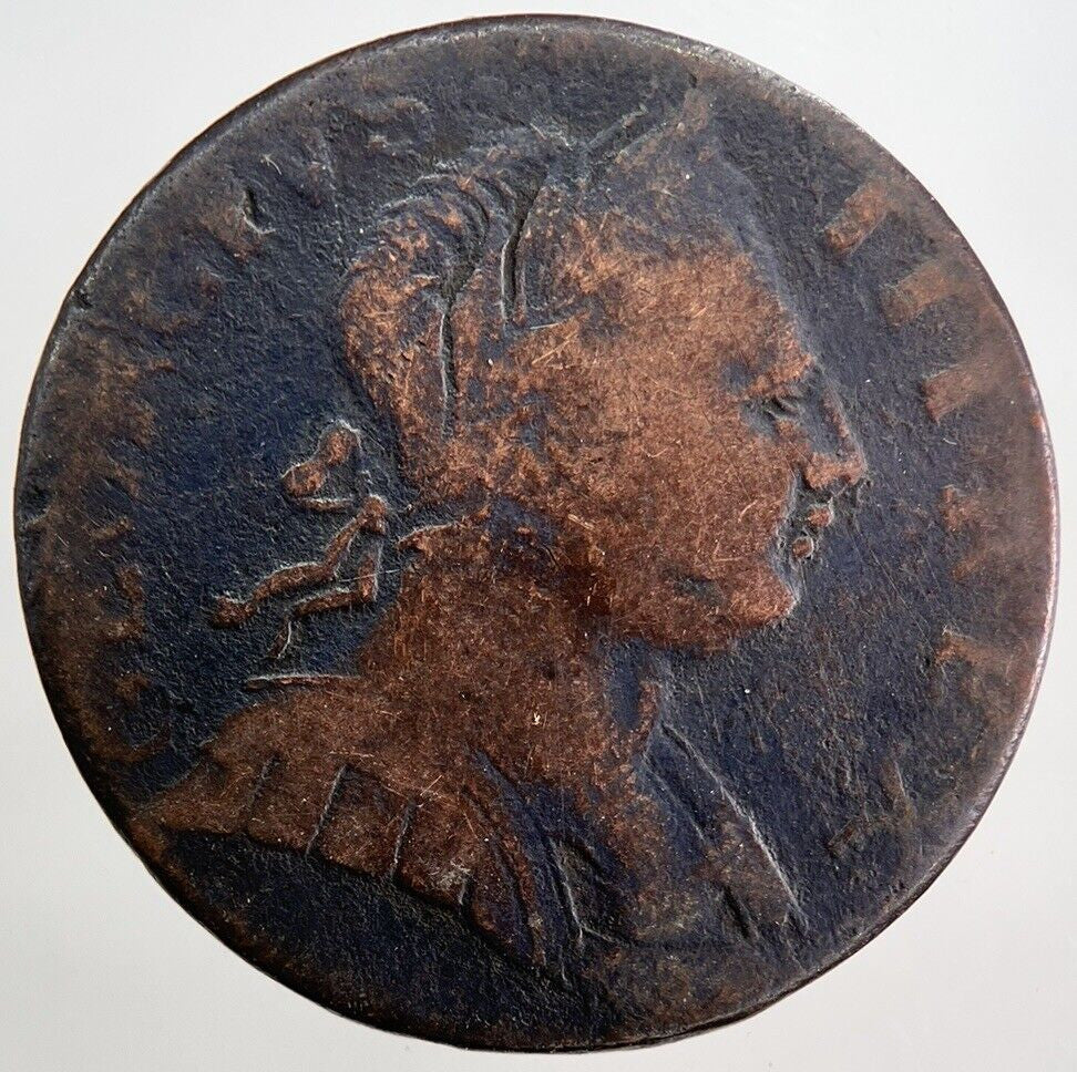 1774 George 3rd III Half - Penny Coin | Fine Collectable Grade | a5779
