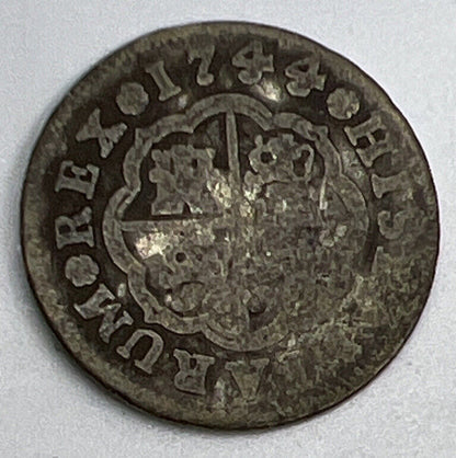 1744 1 One Real Spain Silver Coin | Fair Grade | a1173