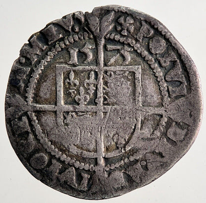 1575 Elizabeth I 1st Threepence Hammered Silver Coin | Collectable Grade | a9661