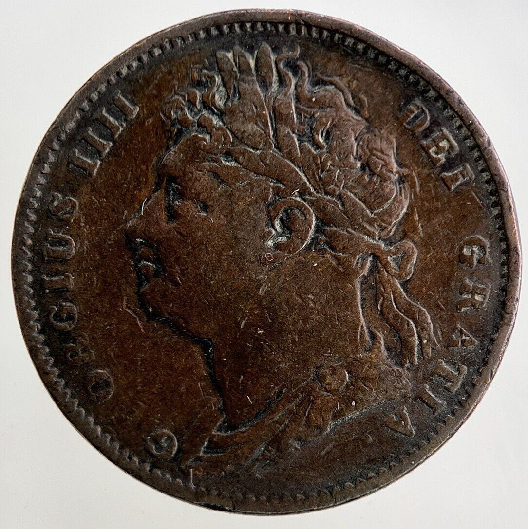 1821 George IV Farthing Coin | Fine Collectable Grade