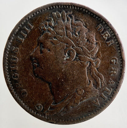 1821 George IV Farthing Coin | Fine Collectable Grade