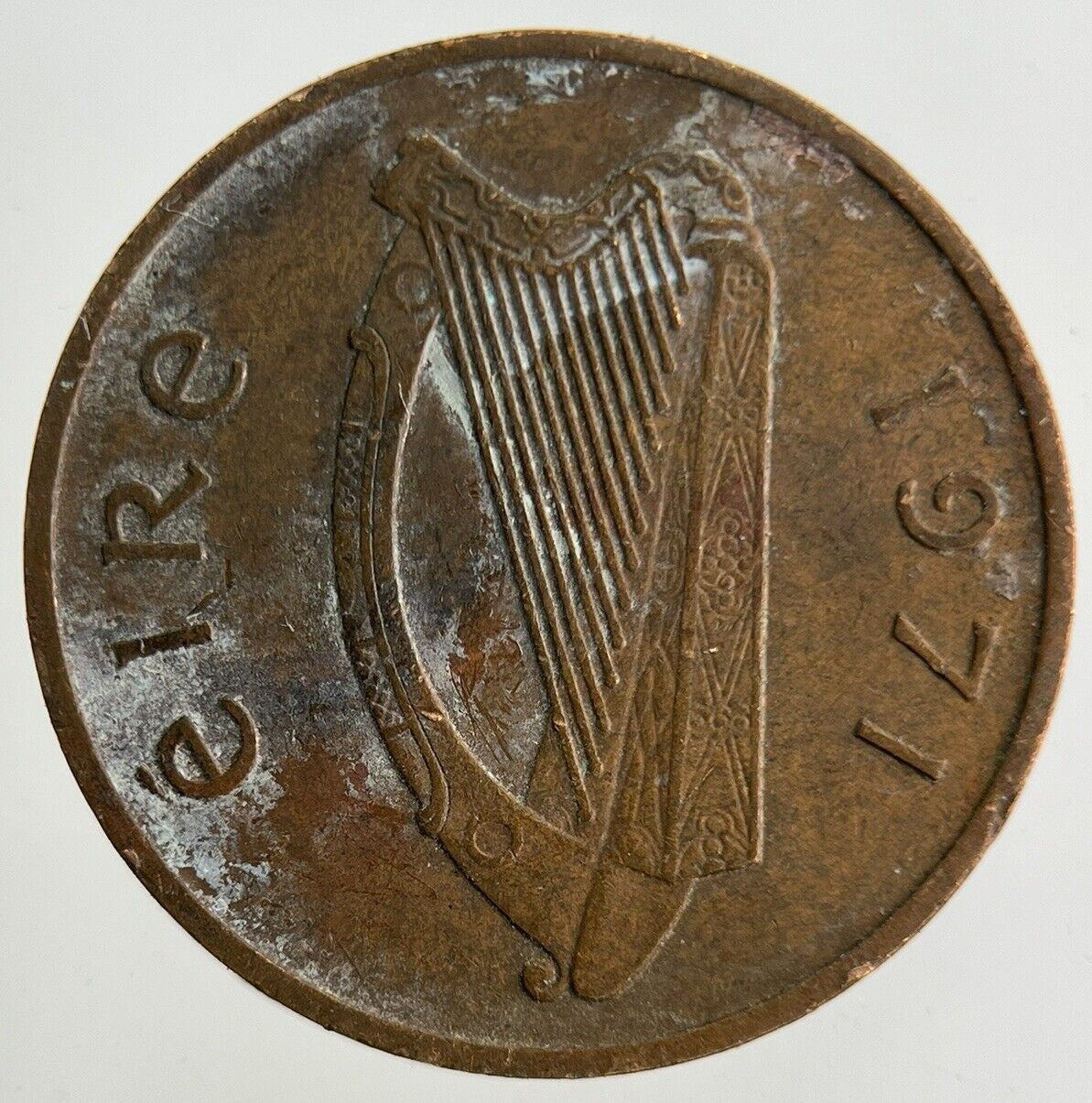 1971 Irish 1p One - Pence Coin | Fine Collectable Grade