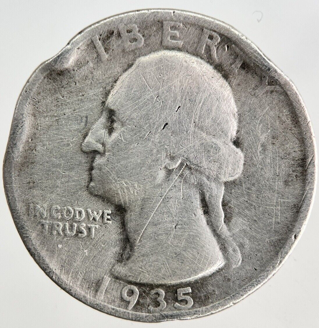 1935 - D US USA Quarter Dollar Silver Coin | Collectable Grade