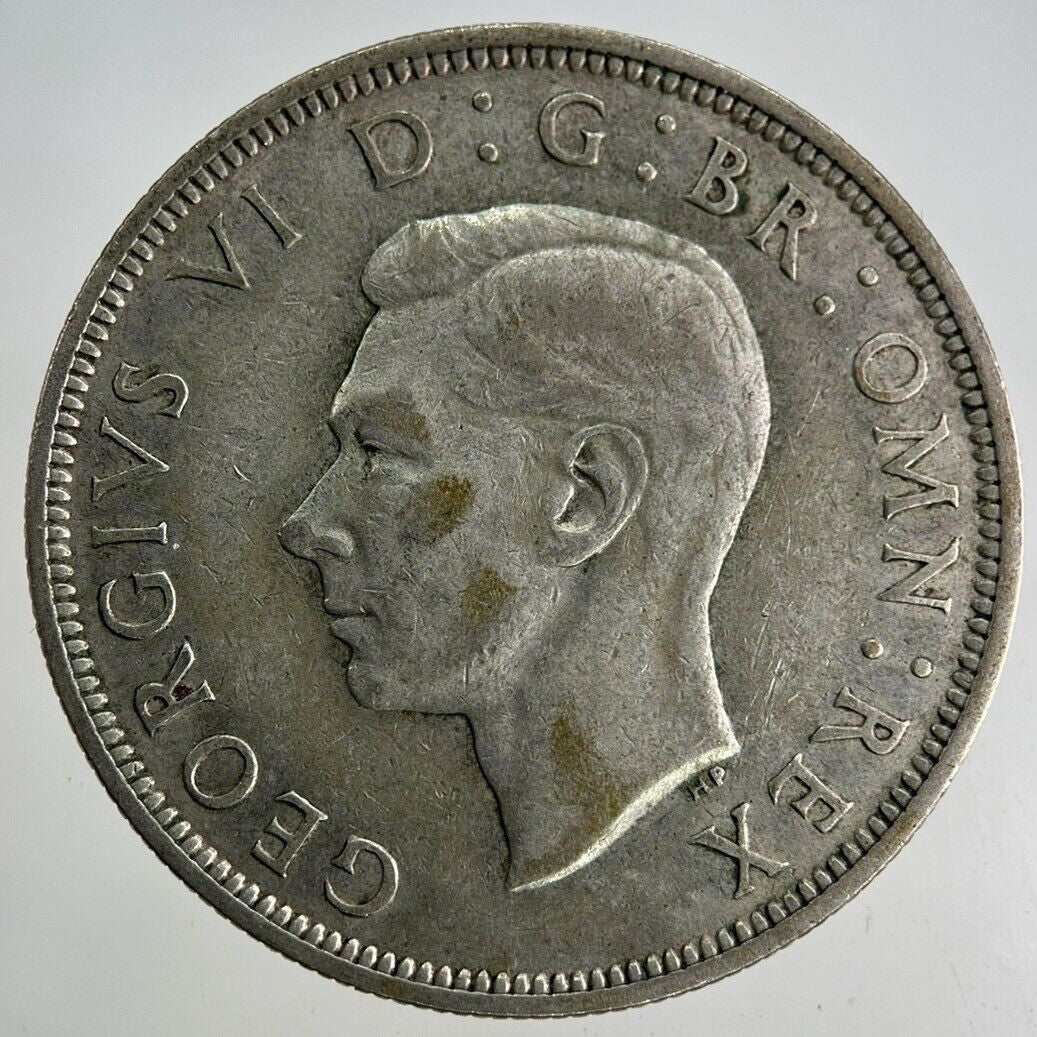1941 George VI Half - Crown Silver Coin | Fine Collectable Grade