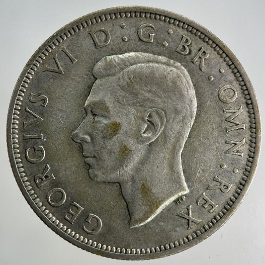 1941 George VI Half - Crown Silver Coin | Fine Collectable Grade
