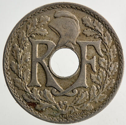 1921 France 10 Centimes Coin | Fine Collectable Grade