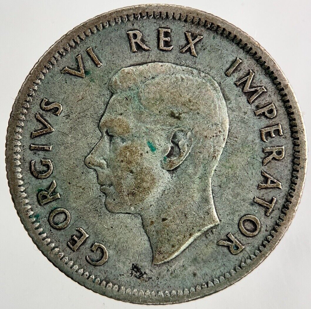 1937 South Africa Shilling Silver Coin | Collectable Grade