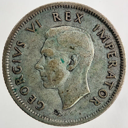 1937 South Africa Shilling Silver Coin | Collectable Grade