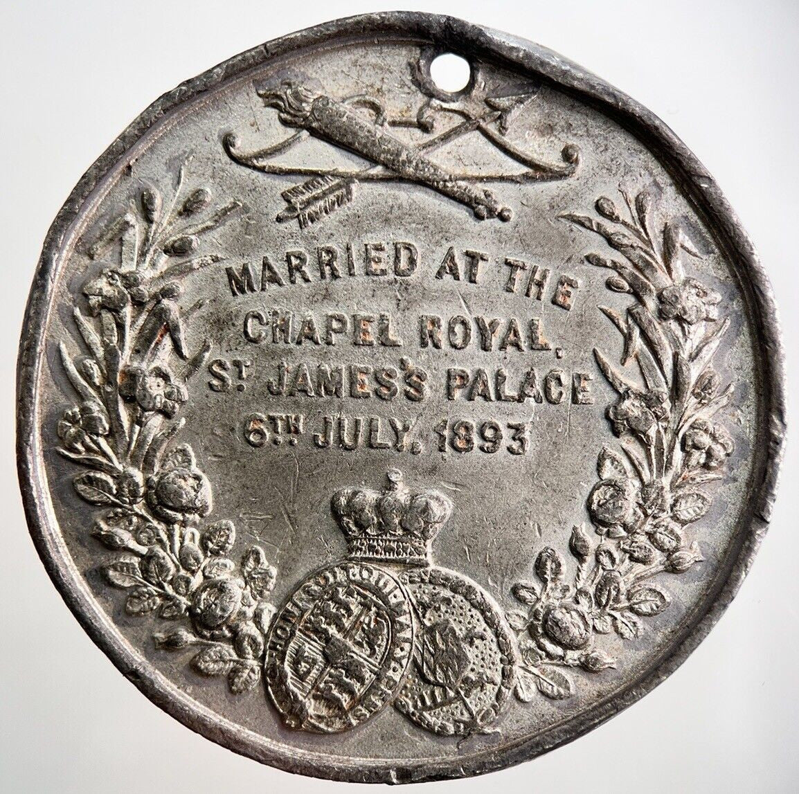 1893 British Duke Of York Marriage Medal | Collectable Grade | a2546