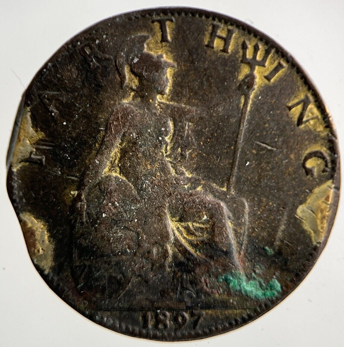 1897 Victoria Farthing Coin | Collectable Grade