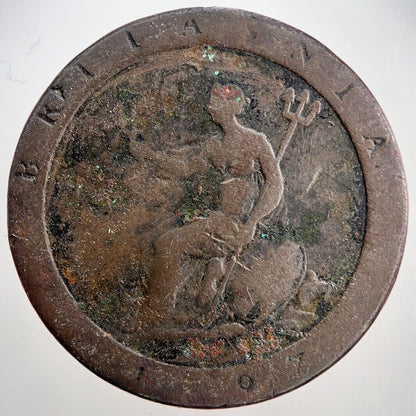 1797 George III 3rd Cartwheel Penny Coin | Collectable