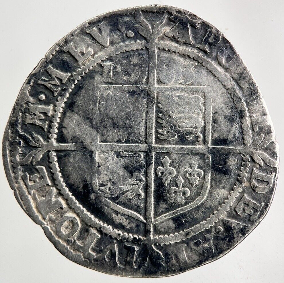 1583 Elizabeth I 1st Hammered Sixpence Silver Coin | Collectable Grade
