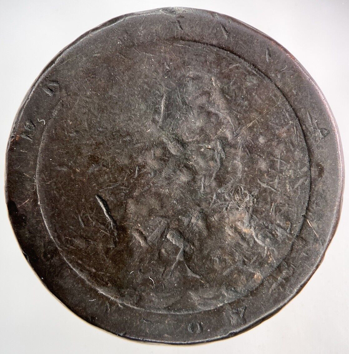 1797 George III 3rd Cartwheel One Penny Coin | Fair Grade