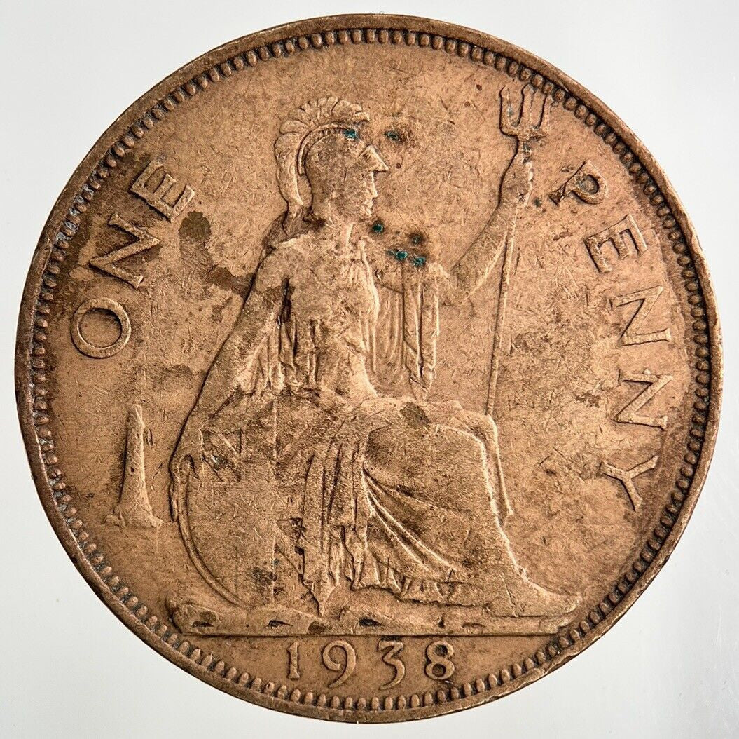 1938 George VI One Penny Coin | Fine Collectable Grade