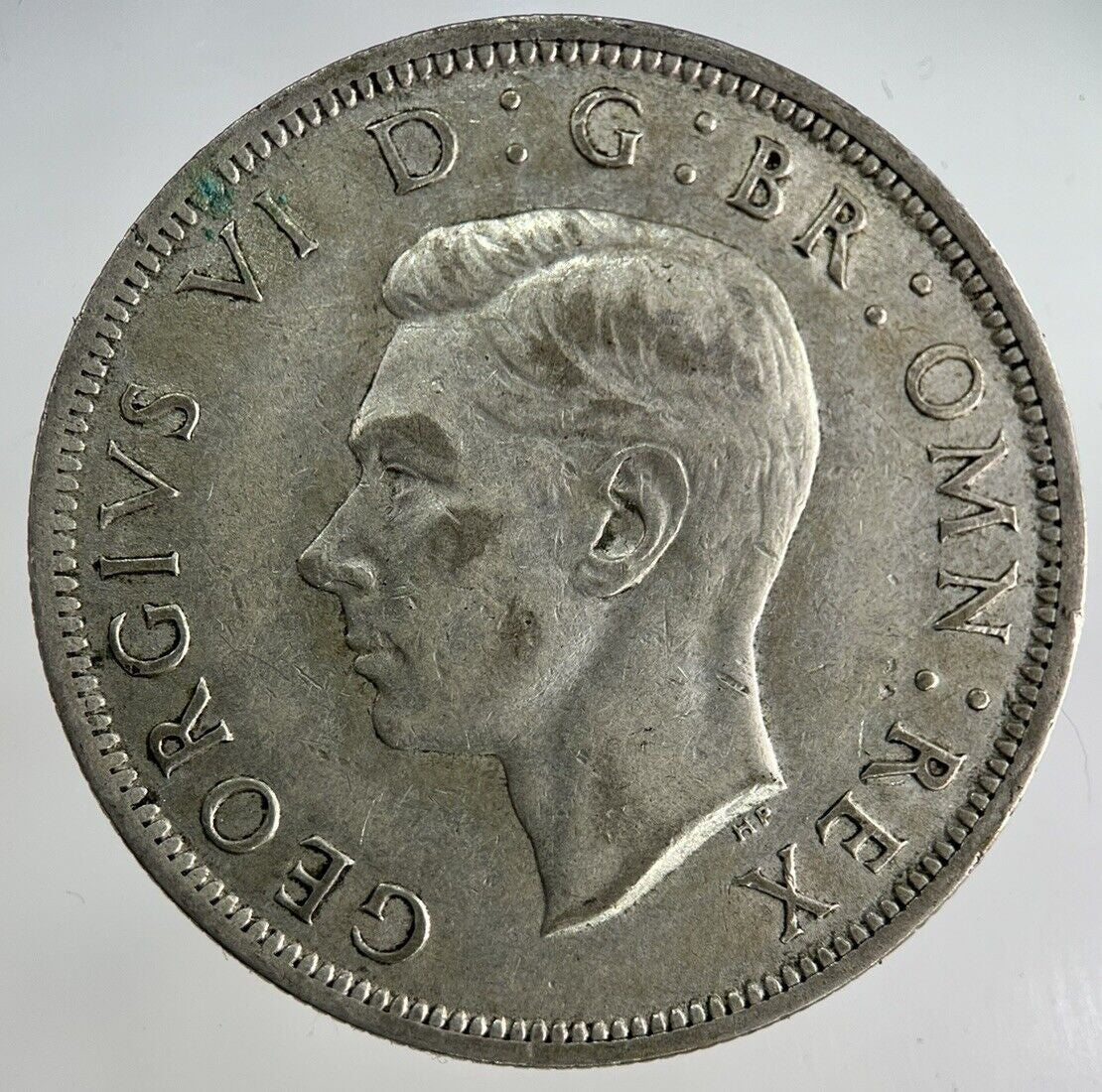 1942 George VI Half - Crown Silver Coin | Fine Collectable Grade