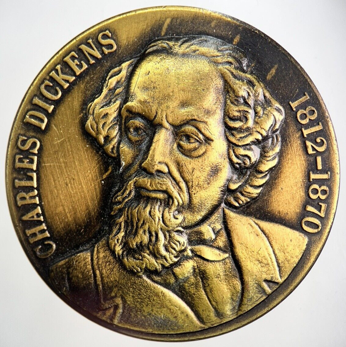 1812 - 1870 Charles Dickens Medal | Fine Collectable Grade | a3178