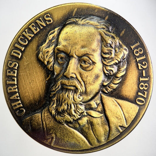 1812 - 1870 Charles Dickens Medal | Fine Collectable Grade | a3178