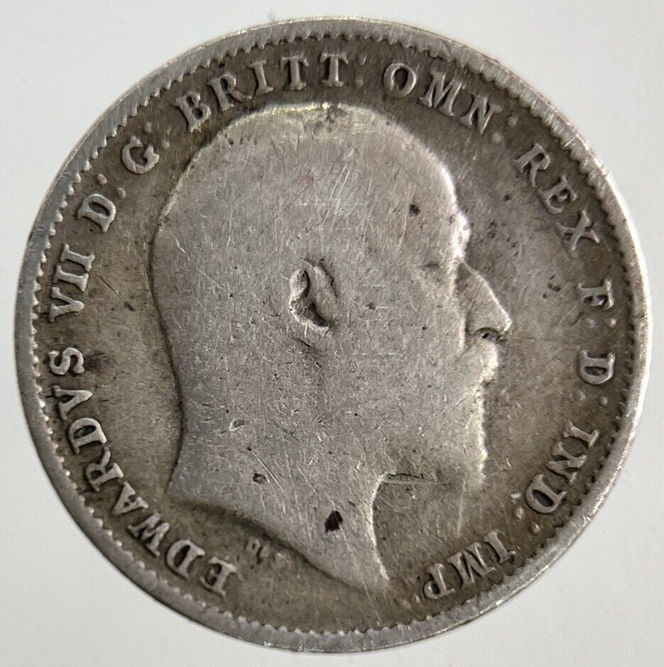 1909 Edward VII Threepence Silver Coin | Collectable Grade