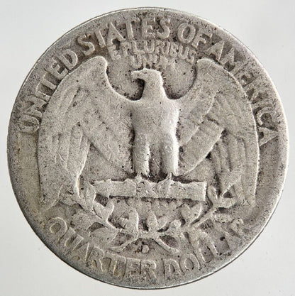 1953 - D US USA Quarter Dollar Silver Coin | Fine Collectable Grade
