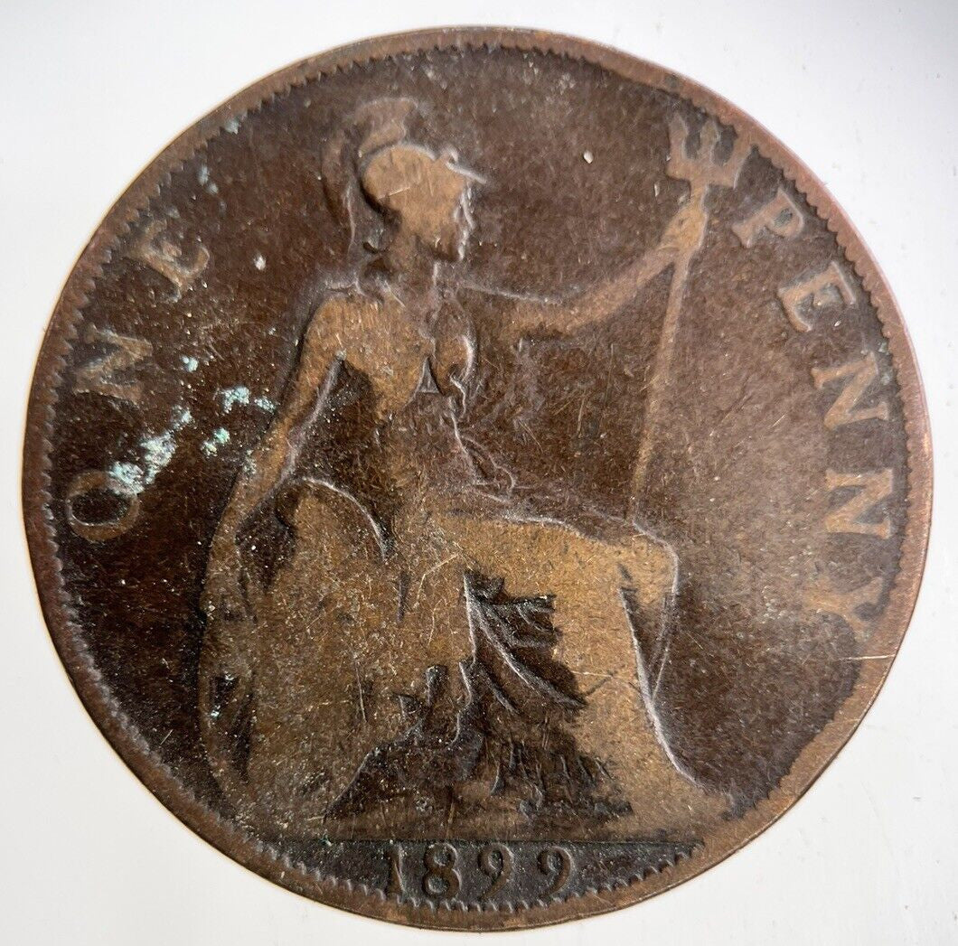 1899 Victoria One Penny Coin | Collectable Grade