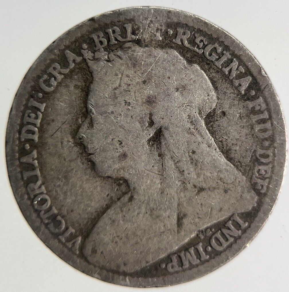 1895 Victoria Threepence Silver Coin | Collectable Grade