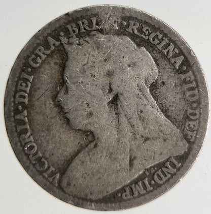 1895 Victoria Threepence Silver Coin | Collectable Grade