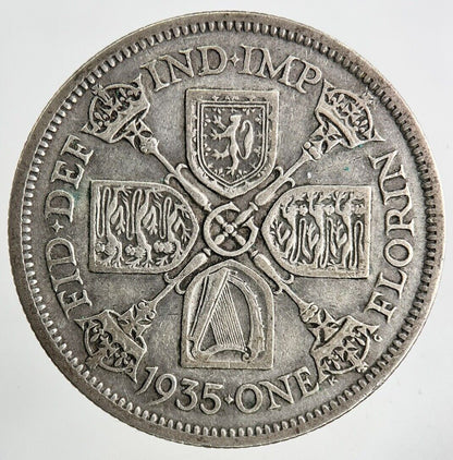 1935 George V Florin Silver Coin | Collectable Grade