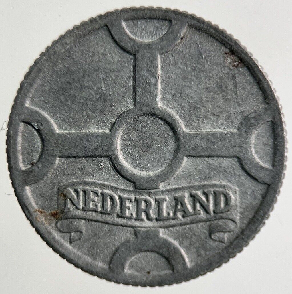 1944 Netherlands 1 Cent Coin | Fine Collectable Grade