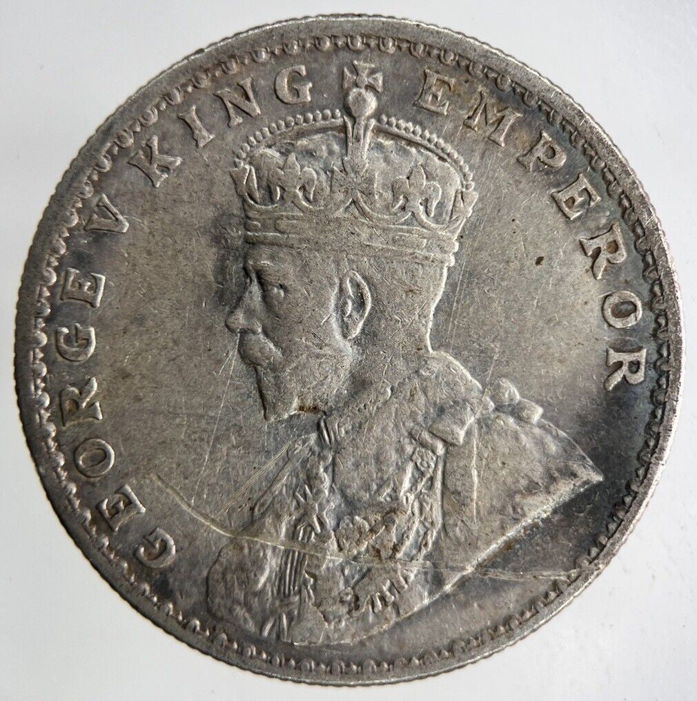 1917 India One Rupee Silver Coin | Fine Collectable Grade