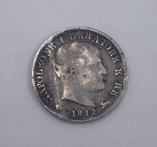 1812 Regno D’Italia 5 Soldi | Silver Coin | Napoleon | Collectable Grade | a47