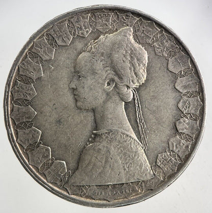 Italy 500 Lire Silver Coin | Fine Collectable Grade