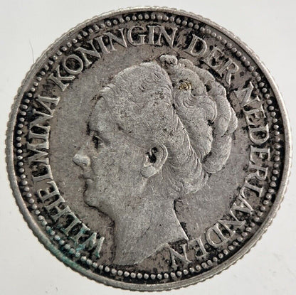 1941 Netherlands 25 Cents Silver Coin | Fine Collectable Grade