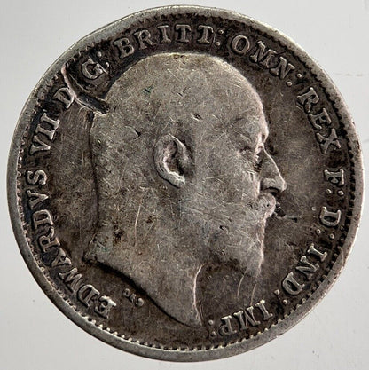 1902 Edward VII Threepence Silver Coin | Collectable Grade | a8712
