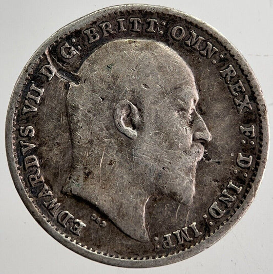 1902 Edward VII Threepence Silver Coin | Collectable Grade | a8712