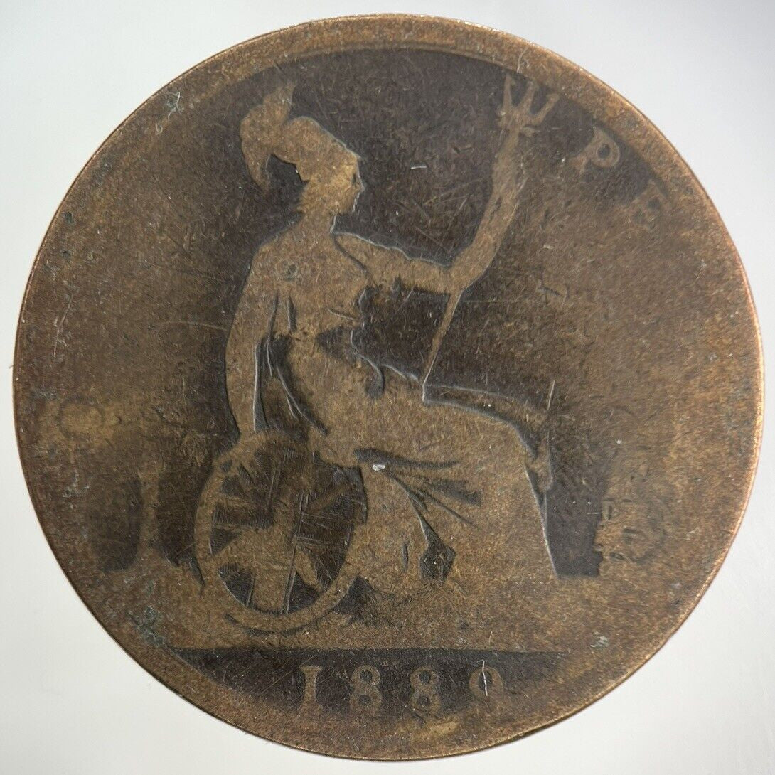 1889 Victoria One Penny Coin | Collectable Grade