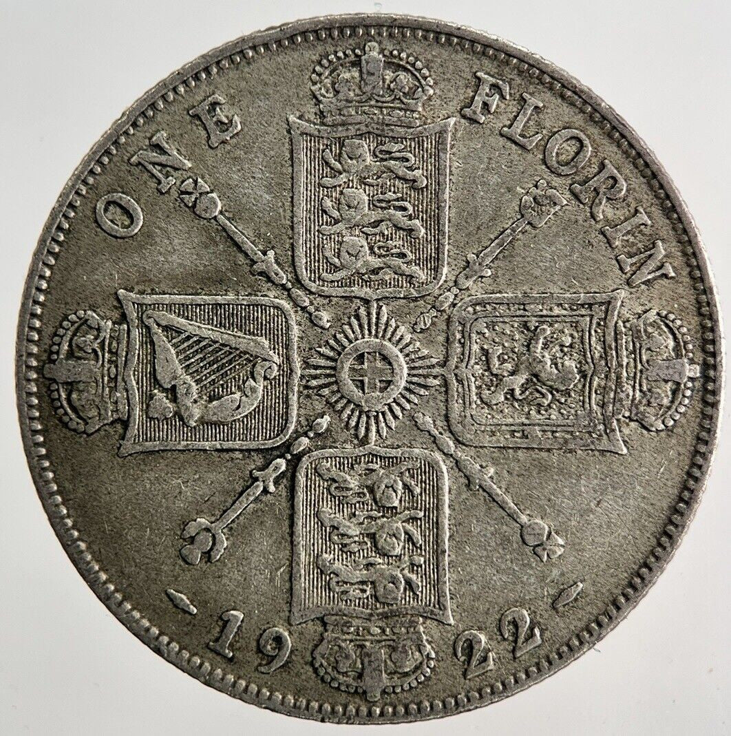 1922 George V Florin Silver Coin | Very High Grade