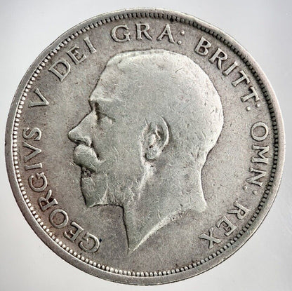 1917 George V Half - Crown Silver Coin | Fine Collectable Grade