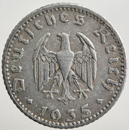 1935 - A Germany 50 Pfennig Coin | Collectable Grade | a3231