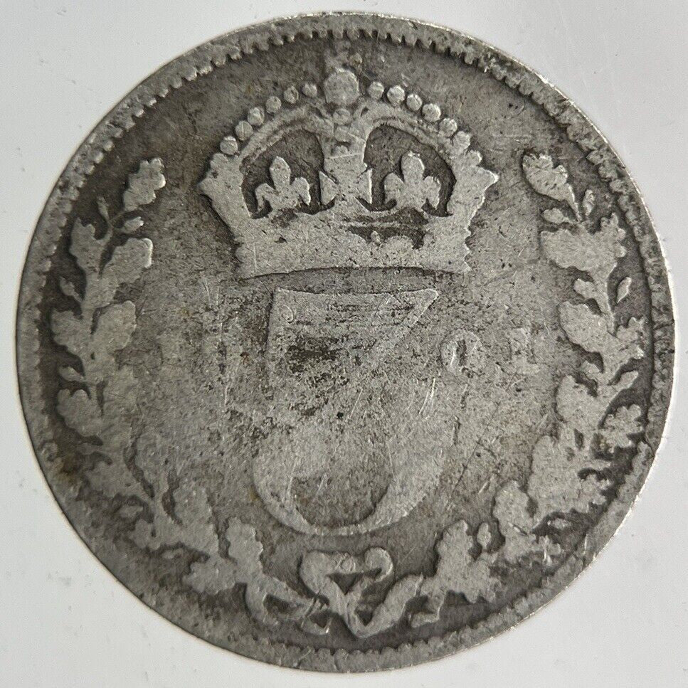 1901 Victoria Threepence Silver Coin | Collectable Grade