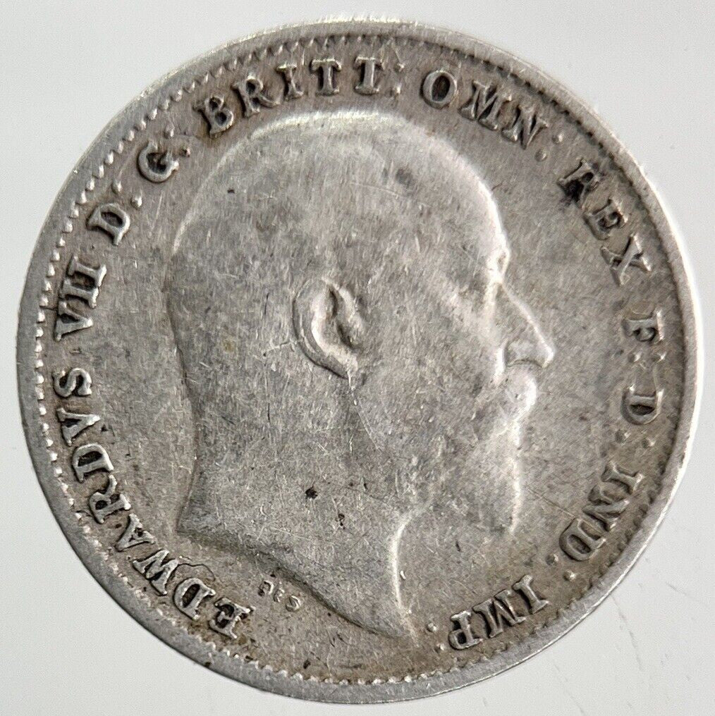 1902 Edward VII Threepence Silver Coin | Fine Collectable Grade