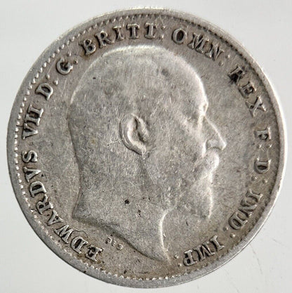 1902 Edward VII Threepence Silver Coin | Fine Collectable Grade